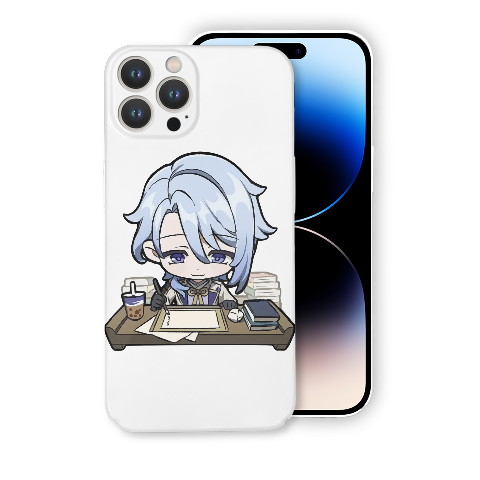 げんし神 神里綾人 かみさとあやと genshin Kamisato Ayato 【iPhone 14シリーズ対応】ハードケース